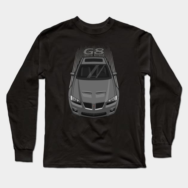 Pontiac G8 2008-2009 - Grey Long Sleeve T-Shirt by V8social